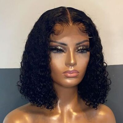 4×4 Lace bob wig human hair kinky curly
