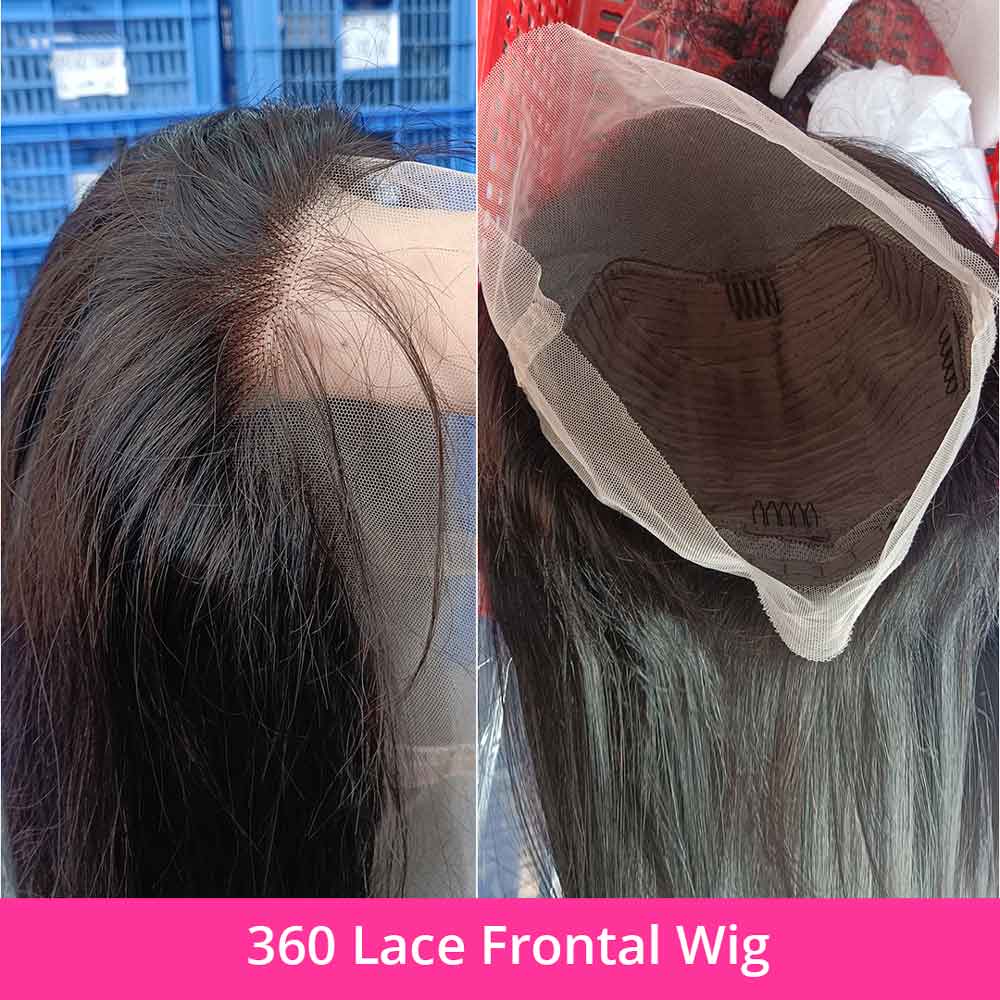 360 Lace Frontal Straight Human Hair Wigs 180% Density HD Lace Full Lace Wigs [Gigi]