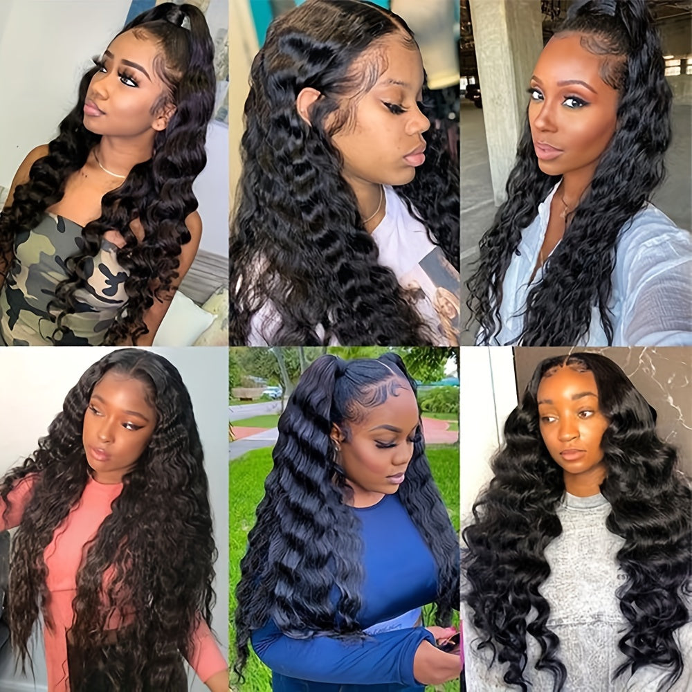 Human Hair 13x4x1 T Part Lace Front Wigs Human Hair Body/Loose Deep Wave Wigs