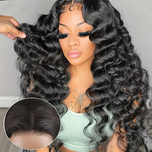 Human Hair 13x4x1 T Part Lace Front Wigs Human Hair Body/Loose Deep Wave Wigs