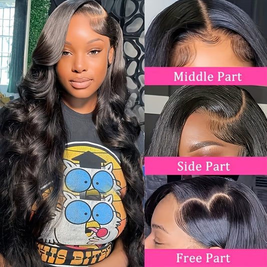 4*4 Lace Wavy With Baby hair human wig