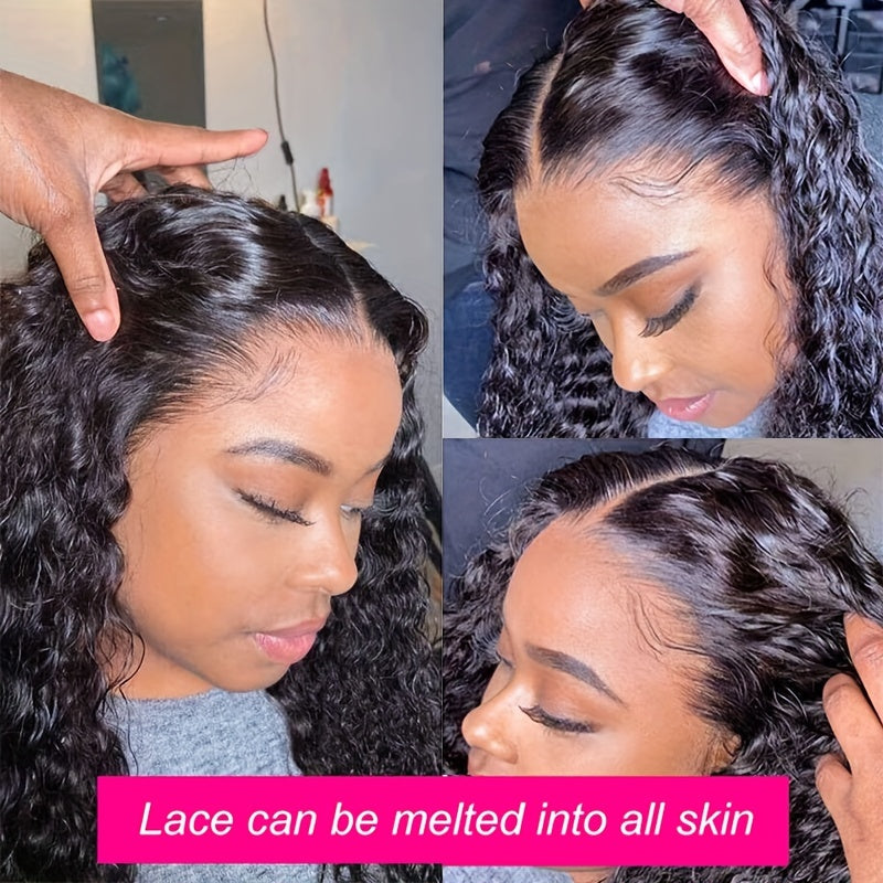 13x4 Lace Front Wigs Human Hair Pre Plucked Wet and Jerry Curly Wigs Frontal Wigs Human Hair for Black Women