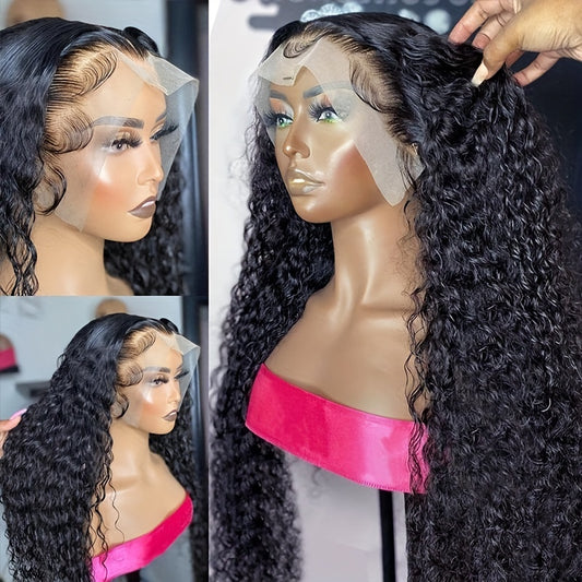 13x4 Lace Front Wigs Human Hair Pre Plucked Wet and Jerry Curly Wigs Frontal Wigs Human Hair for Black Women
