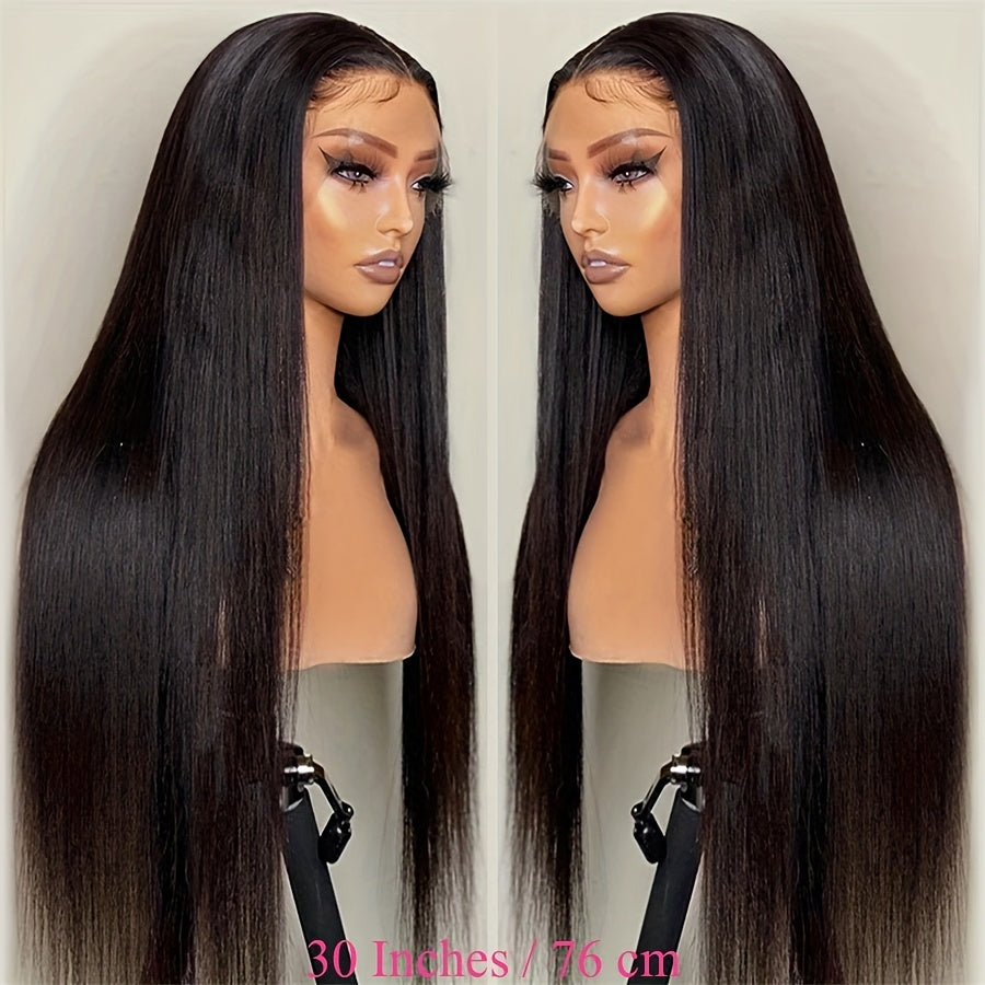 4x4 Lace Front Wigs Human Hair Pre Plucked 250% Density Burmese Virgin Human Hair