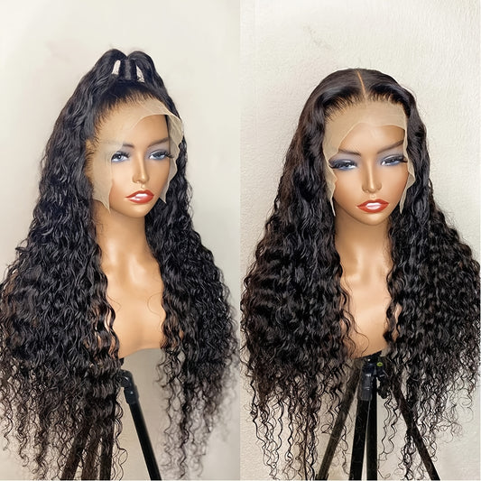 13x4 Lace Front Wigs Human Hair Pre Plucked Wet and Water Wave Wigs Frontal Wigs Human Hair for Black Women