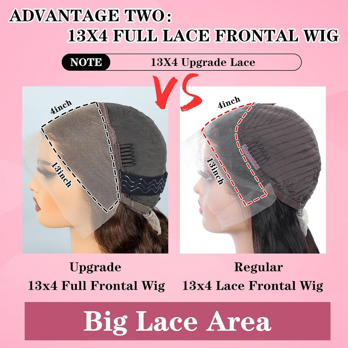 Chestnut Brown Deep Wave Lace Frontal Wig Human Hair 13X4 Lace Frontal Deep Wave Wig With Brown Color(Dear)