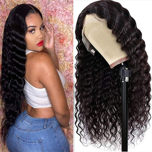 13x4 Lace Front Wigs Human Hair Deep Wave Wigs Frontal Wigs Human Hair for Black Women