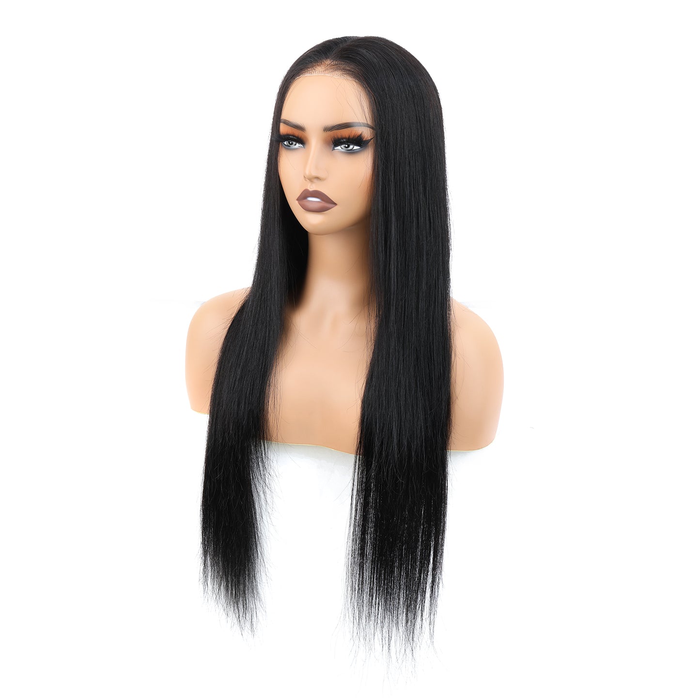 Bye Bye Knots Straight Lace Frontal Human Hair Wigs 180% Density 13X4 Lace Frontal Wig