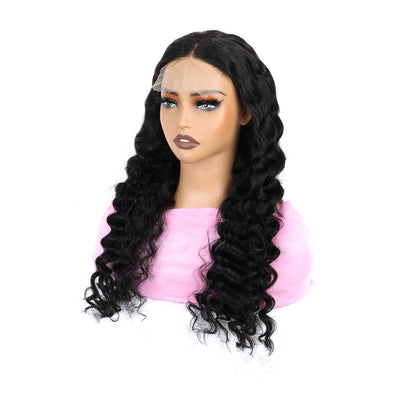 4x4 Lace Front Wigs Human Hair Pre Plucked Wet and Loose Wave Wigs Closure Wigs Human Hair for Black Women
