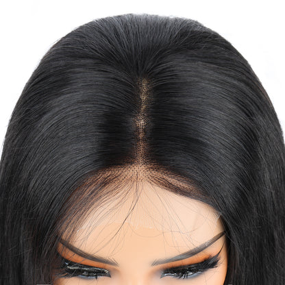 4x4 staight Lace Wigs Human Hair Bone Straight Lace Closue Wigs Human Hair