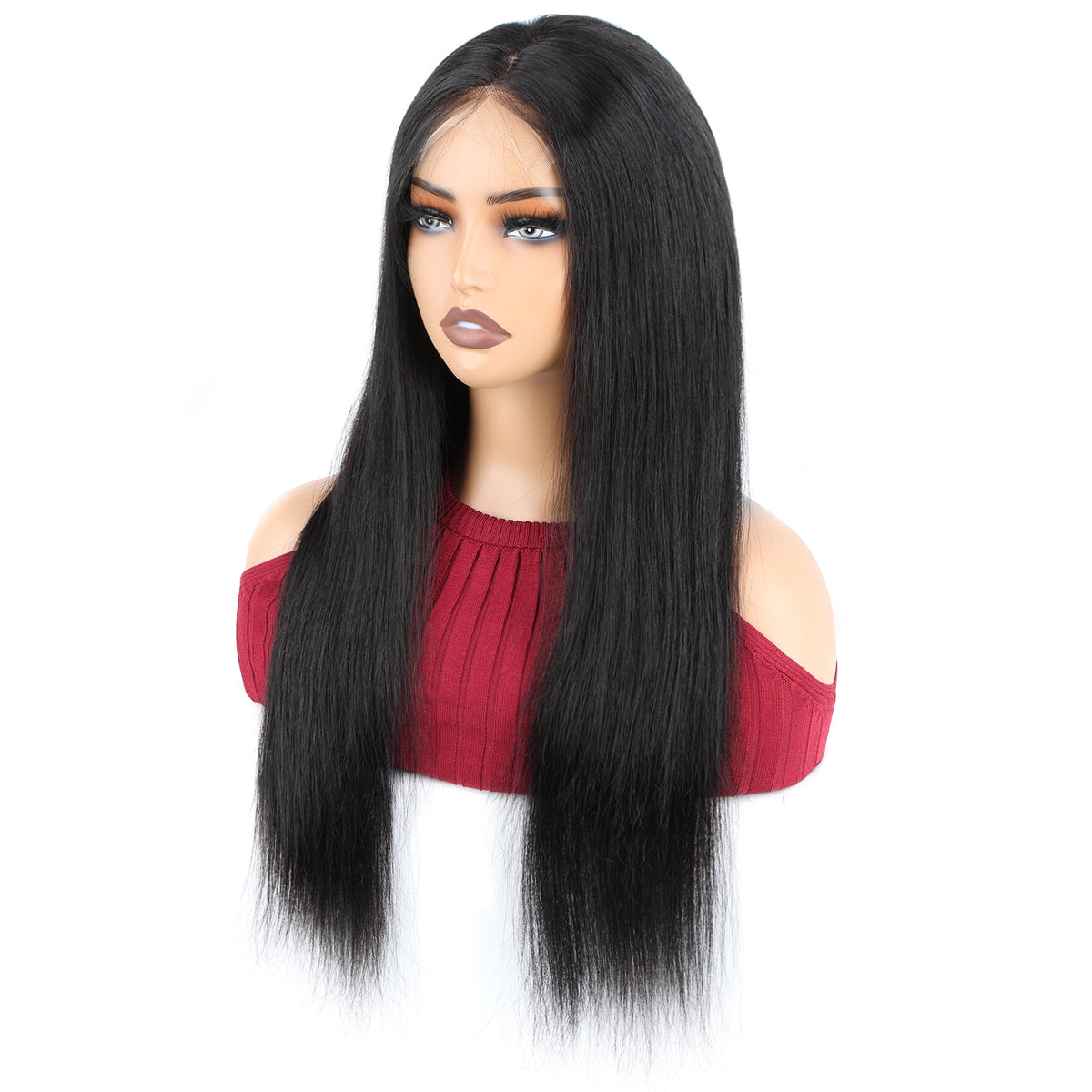 4x4 staight Lace Wigs Human Hair Bone Straight Lace Closue Wigs Human Hair