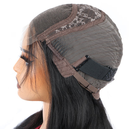 4x4 staight Lace Wigs Human Hair Bone Straight Lace Closue Wigs Human Hair