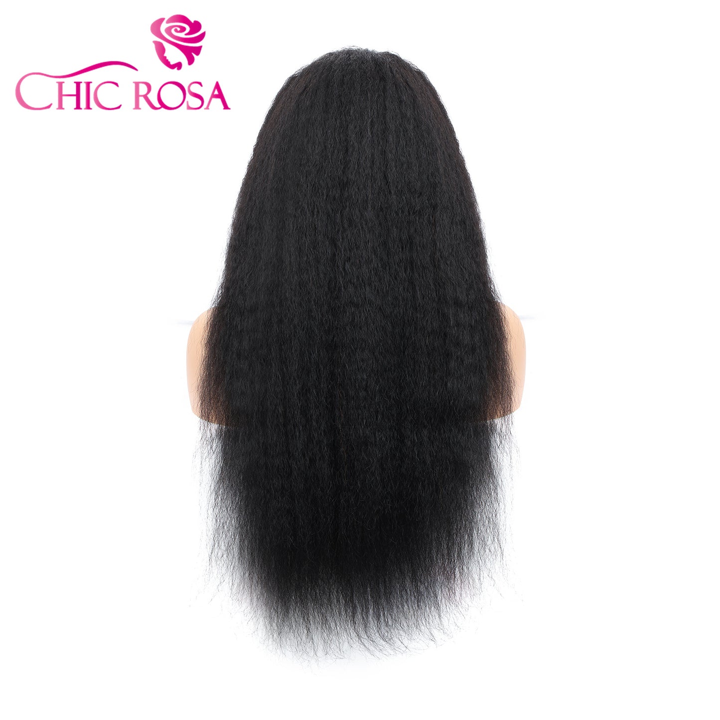 Chicrosa 360 Lace Frontal Wig Human Hair Kinky Straight Wig 200% Density Full Lace Wig [Maya]