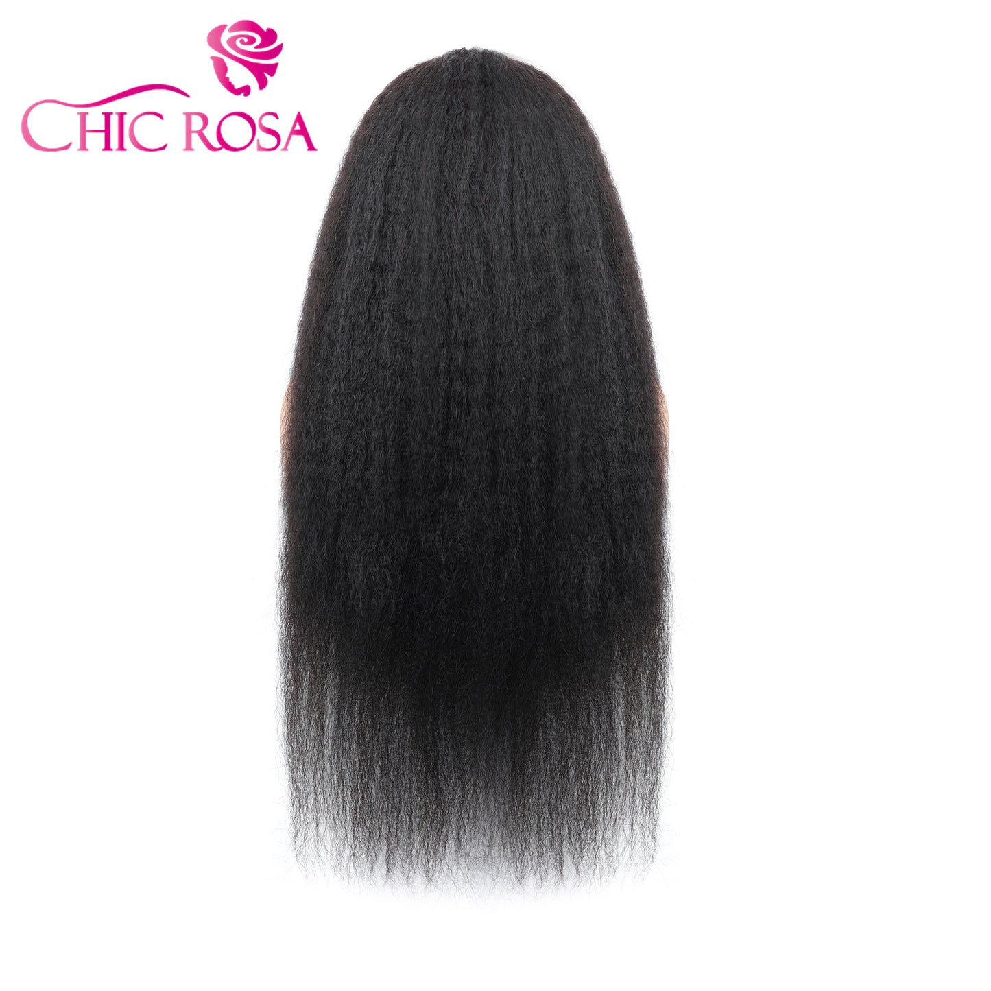 Chicrosa 360 Lace Frontal Wig Human Hair Kinky Straight Wig 200% Density Full Lace Wig [Maya]