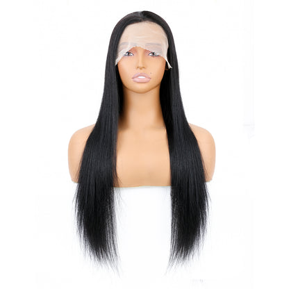 Knotless 7x5 Glueless Simulation Scalp Lace Wig Human Hair Bye Bye Knots Straight Lace Frontal Human Hair Wigs 180% Density 13X4 Lace Frontal Wig
