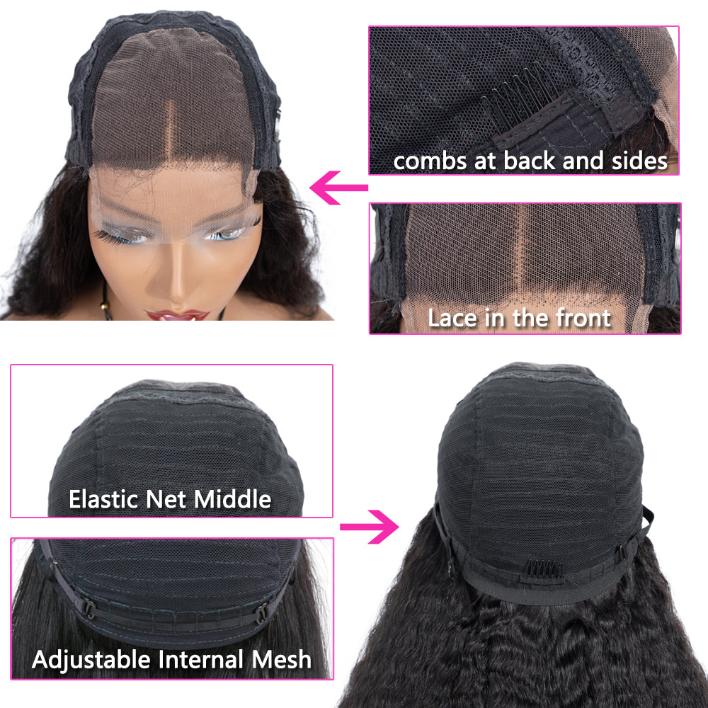 13x4 Lace Front Wigs Human Hair Pre Plucked Wet and Wavy Wigs Frontal Wigs Human Hair for Black Women