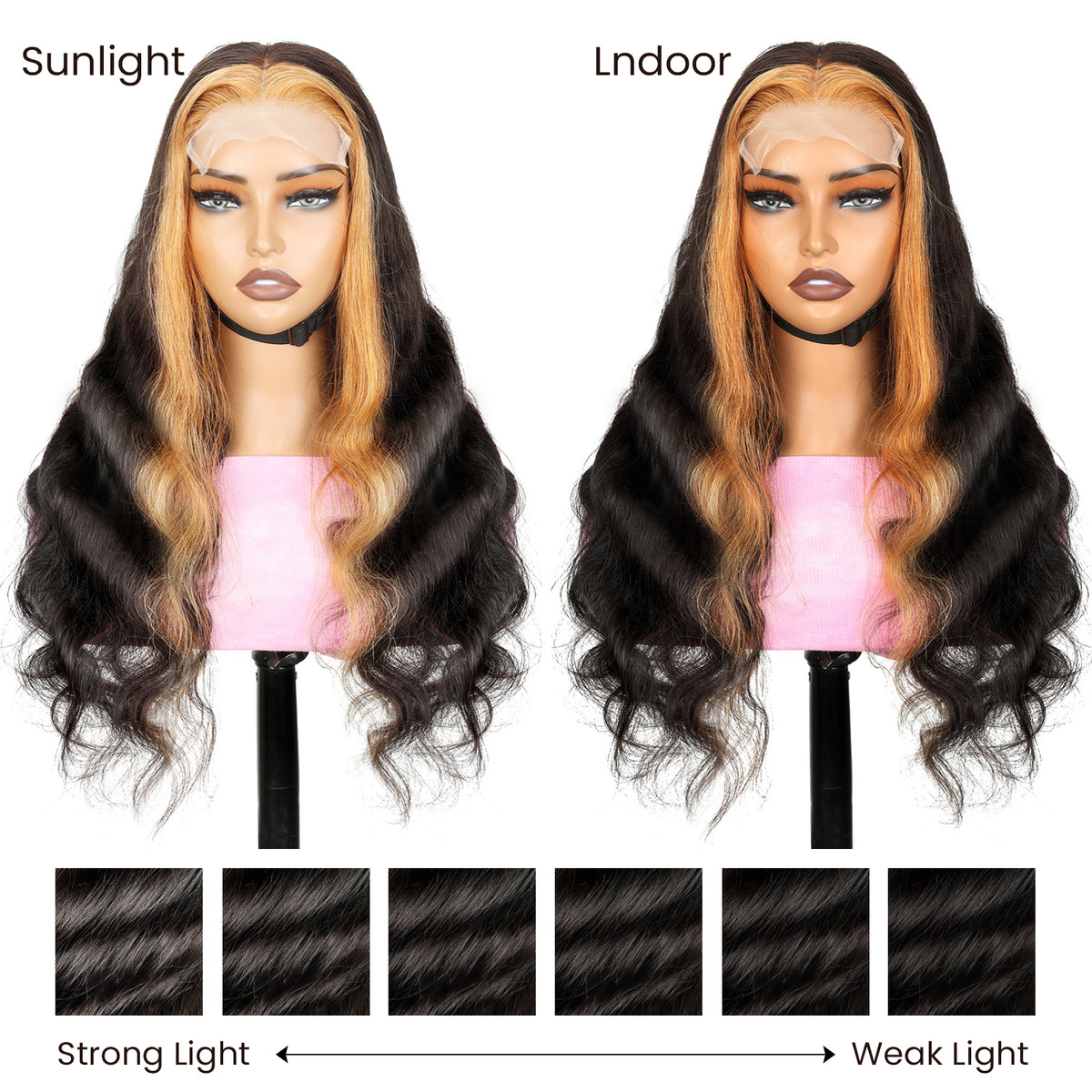 5x5 Lace Closure #27 Body Wave Wigs Human Hair Honey Blonde Transparent Lace Closure Wig