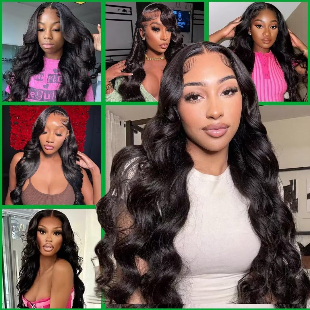 200% Density 13X6 Lace Front Wig Human Hair Straight Wig 13X6 Body Wave Wig [Pretty]