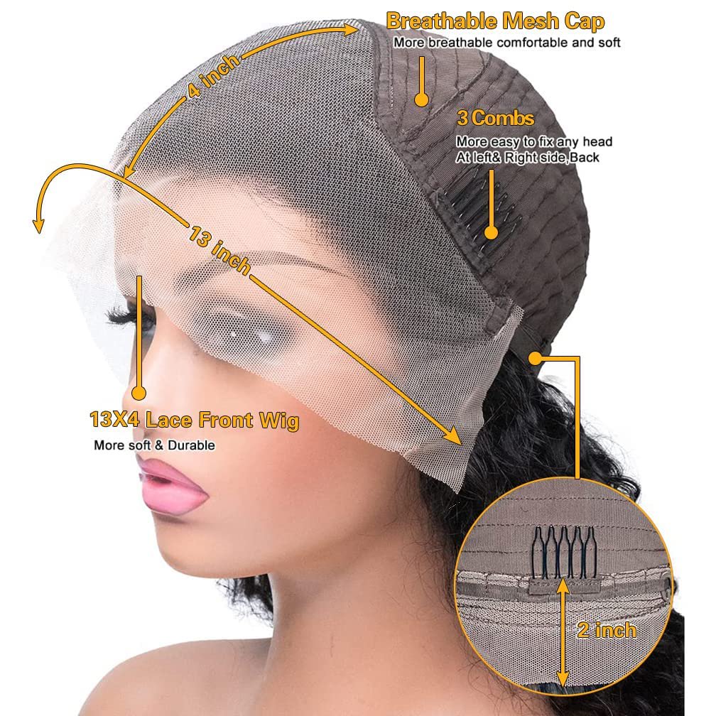 13x4 Lace Front Wigs Human Hair Pre Plucked Wet and Loose Wave Wigs Frontal Wigs Human Hair for Black Women