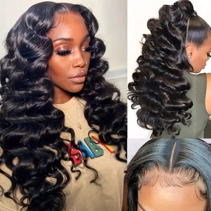 4x4 Lace Front Wigs Human Hair Pre Plucked Wet and Loose Wave Wigs Closure Wigs Human Hair for Black Women