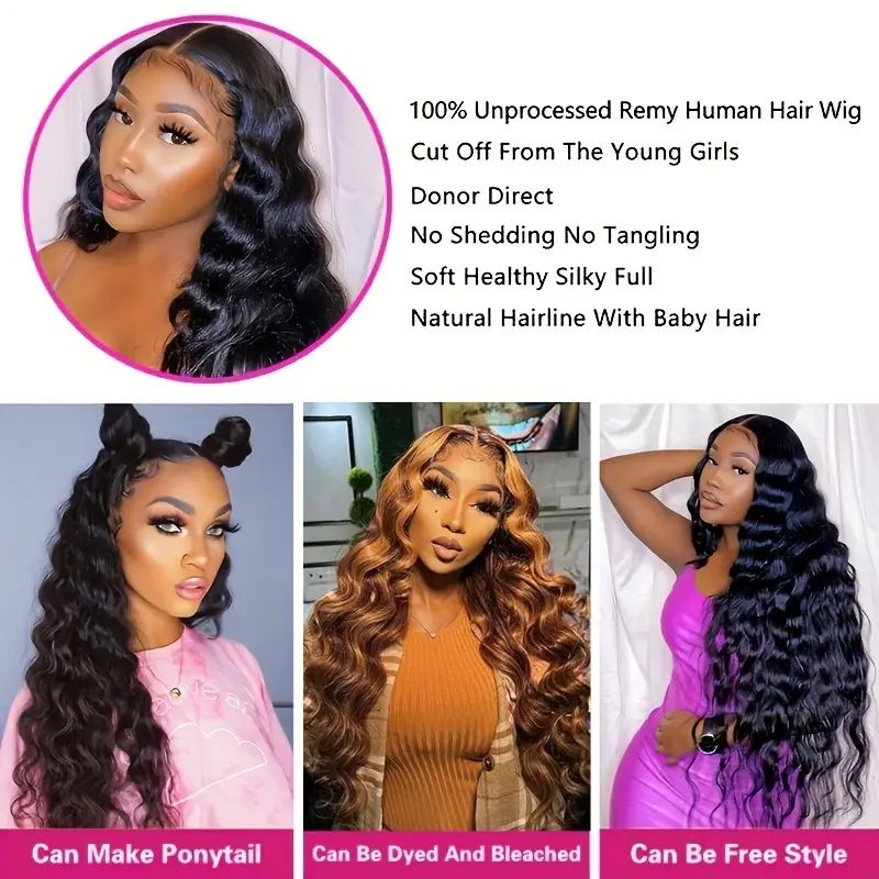 4x4 Lace Front Wigs Human Hair Pre Plucked Wet and Loose Wave Wigs Closure Wigs Human Hair for Black Women