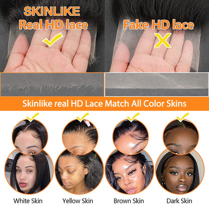 4x4 staight Lace Wigs Human Hair Bone Straight Lace Closue Wigs Human Hair