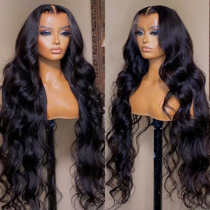 Chicrosa 40inch Straight Human Hair Wig 200% Density 13X4 Real HD Lace Frontal Wig Body Wave Wig Human Hair Water Wave Wig 40 inch Wig Human Hair