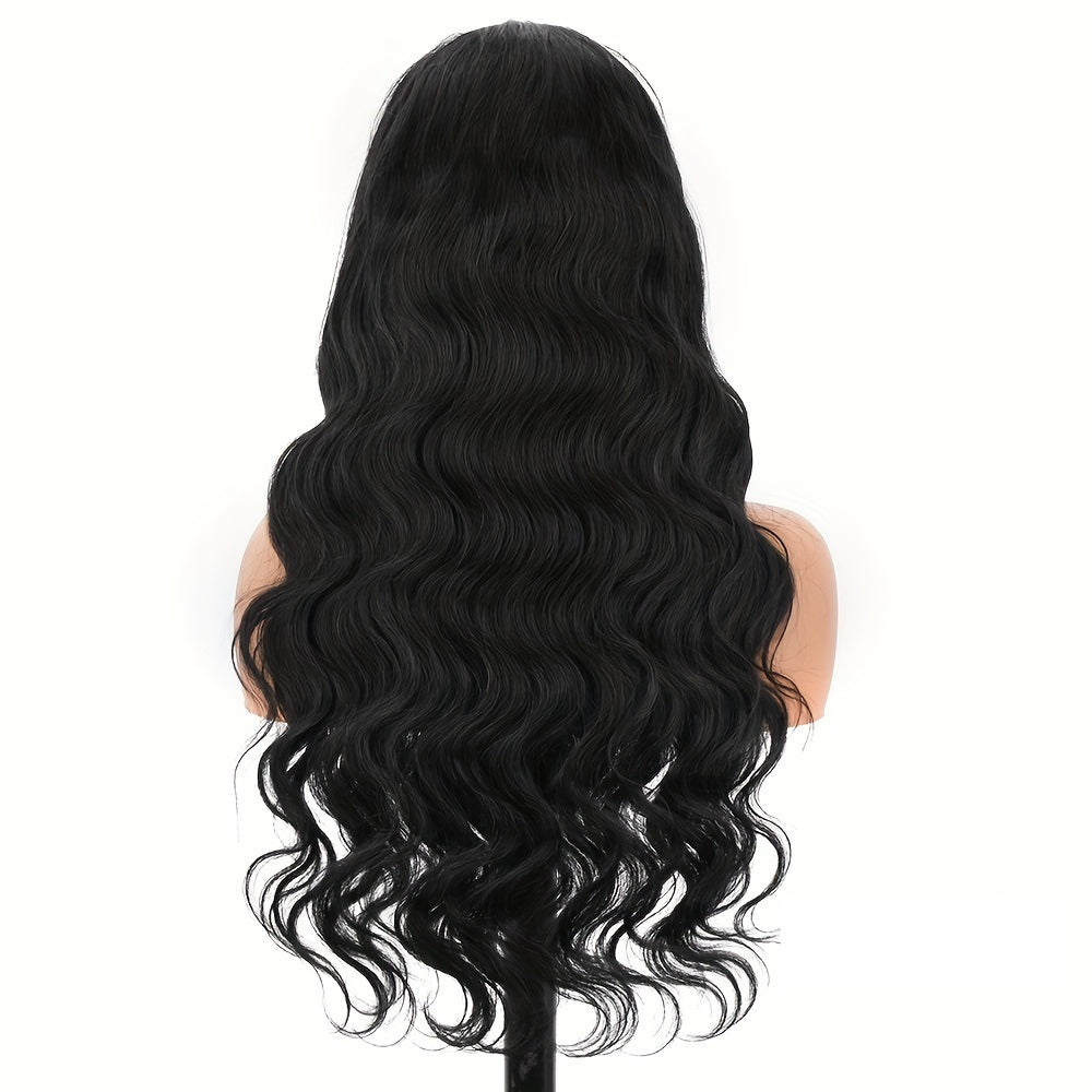 13x4 Lace Frontal Body Wave Wigs Human Hair Nature Wave Wigs US Warehouse Ship