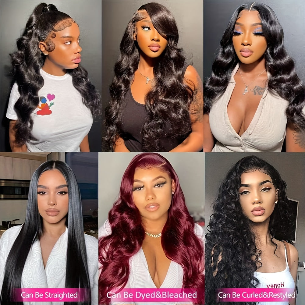 13x4 Real HD Body Wave Wigs Human Hair 200% Density Lace Frontal Wig