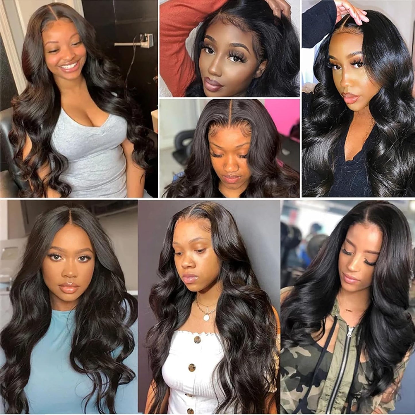 4×4 Lace 16 inch Closure Body Wave Human Hair Wigs Brazilian Body Wave Lace Closure Wigs