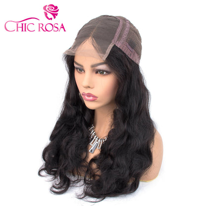 Chicrosa 4×4 Lace Closure Body Wave Human Hair Wigs Brazilian Body Wave Lace Closure Wigs