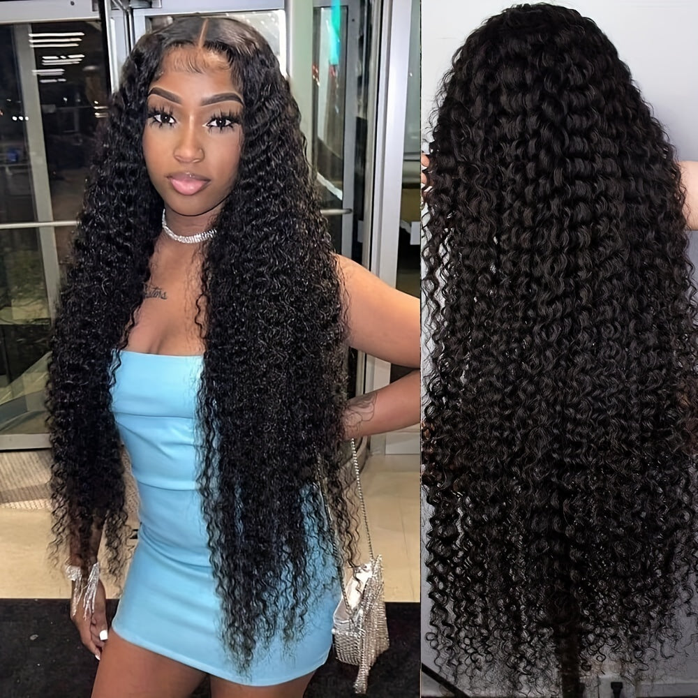 4X4 Lace Closure Jerry Curly Wigs Human Hair Pre Plucked Kinky Curly Lace Closure Wigs [Cora] Human Hair for Black Women