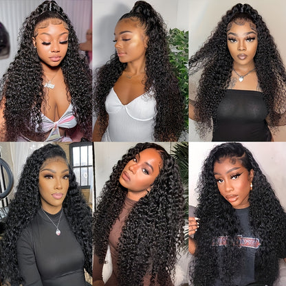 4X4 Lace Closure Jerry Curly Wigs Human Hair Pre Plucked Kinky Curly Lace Closure Wigs [Cora] Human Hair for Black Women