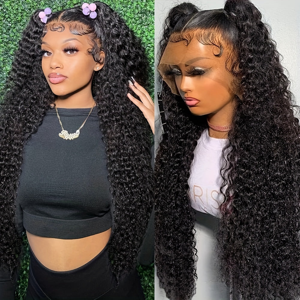 13x4 Lace Front Wigs Human Hair Pre Plucked Wet and Jerry Curly Wigs Frontal Wigs Human Hair for Black Women