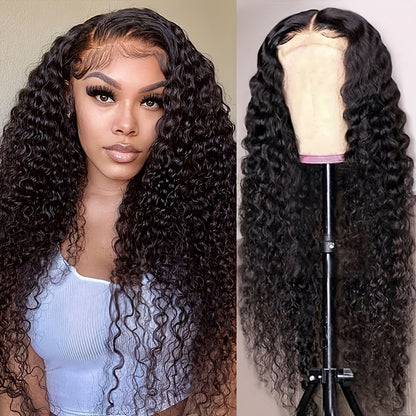 Chicrosa 4x4 HD Lace Closure Water Wave Wigs Human Hair Water Wave Lace Closure Wigs