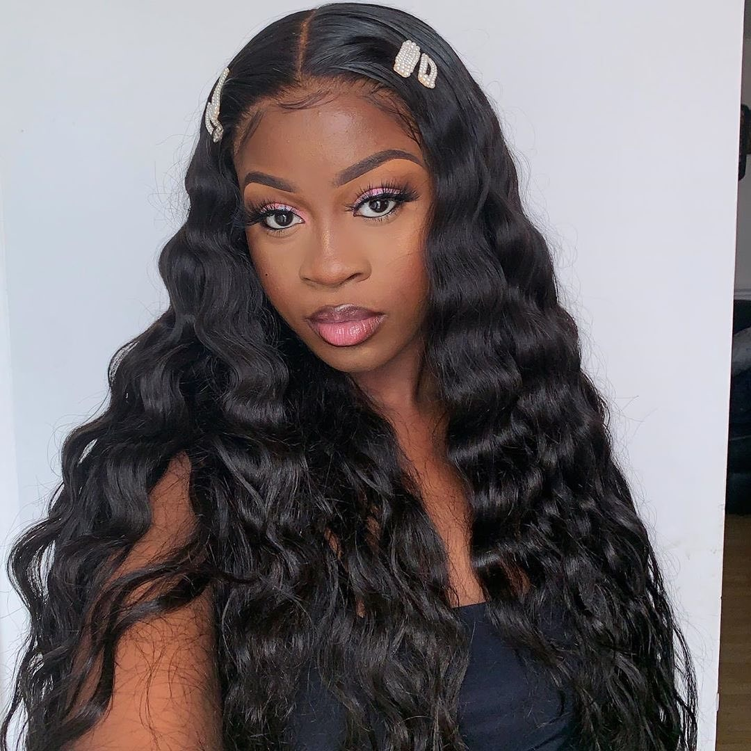 Human Hair 13x4x1 T Part Lace Front Wigs Human Hair Body/Loose Deep Wave Wigs