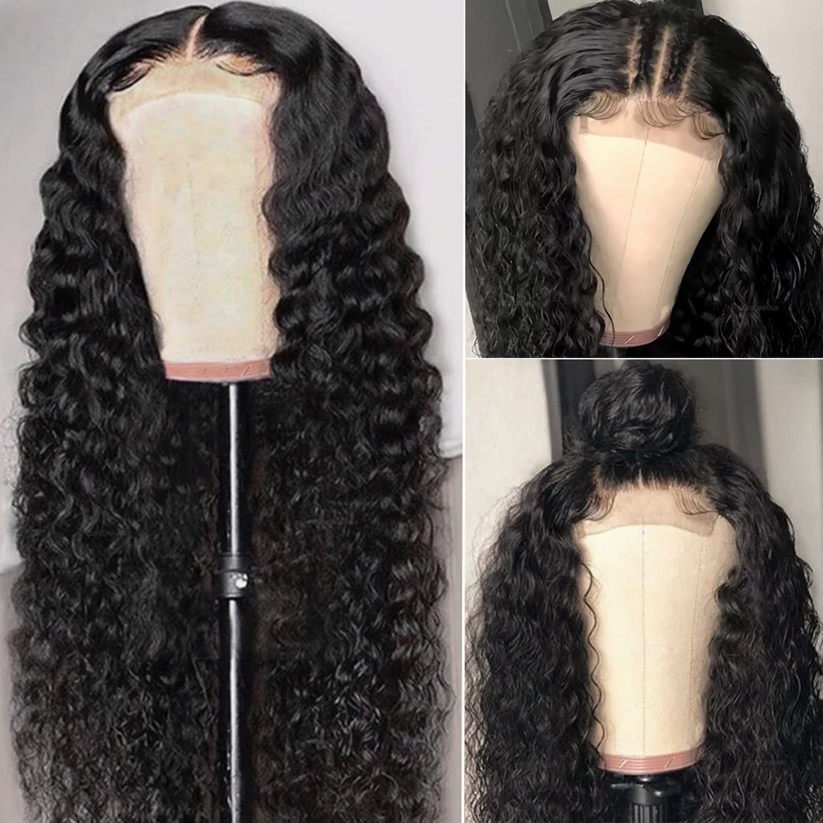 5x5 Lace Front Wigs Human Hair Pre Plucked Wet and Deep Wave Wigs Closure Wigs Human Hair for Black Women