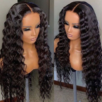 4x4 Lace Front Wigs Human Hair Pre Plucked Wet and Deep Wave Wigs Closure Wigs Human Hair for Black Women