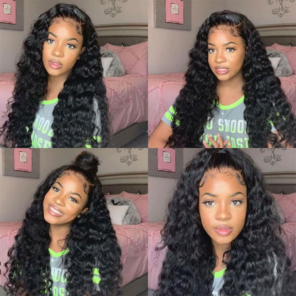 13x4 Lace Front Wigs Human Hair Deep Wave Wigs Frontal Wigs Human Hair for Black Women